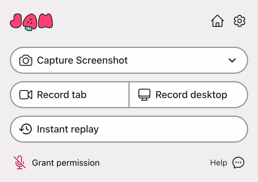 Here is how Chrome extension panel looks like